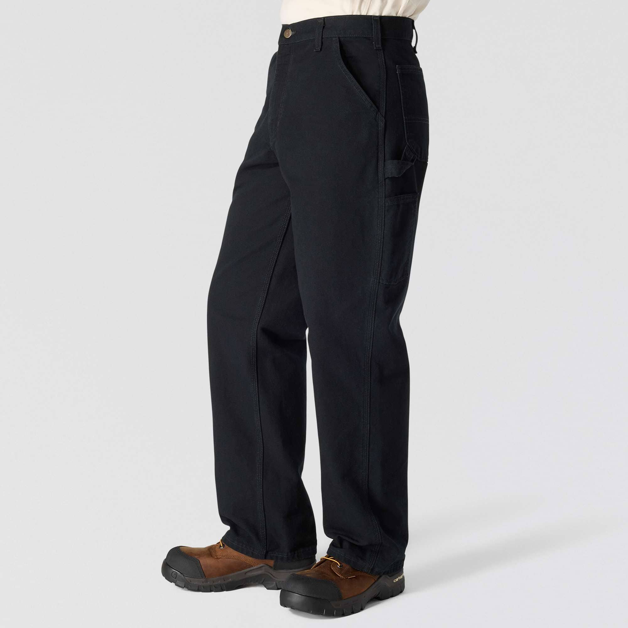 Carhartt b11 men's loose straight washed duck work pants