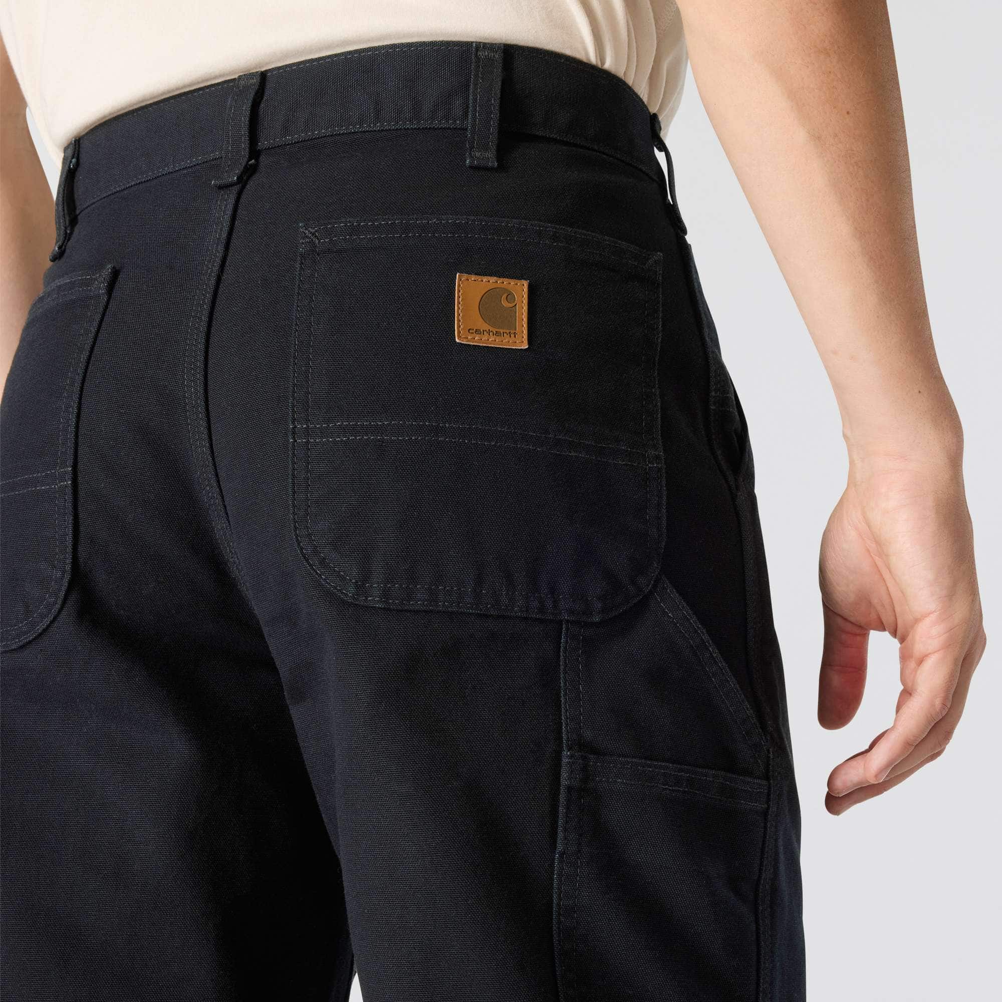 Carhartt b11 men's loose straight washed duck work pants