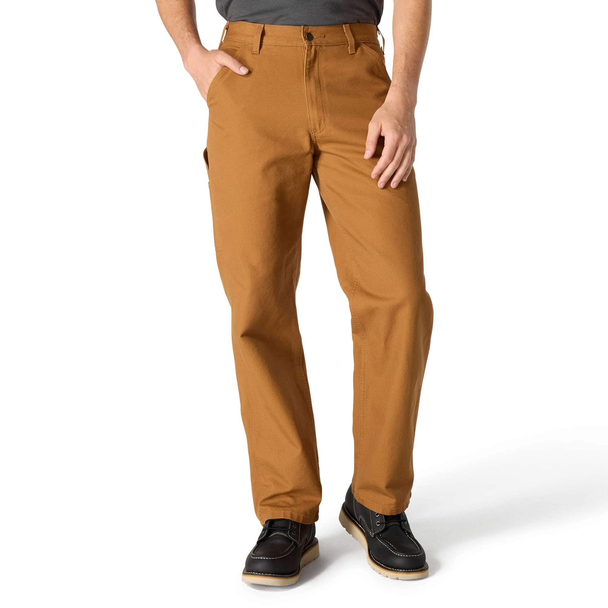 Carhartt b11 men's loose straight washed duck work pants
