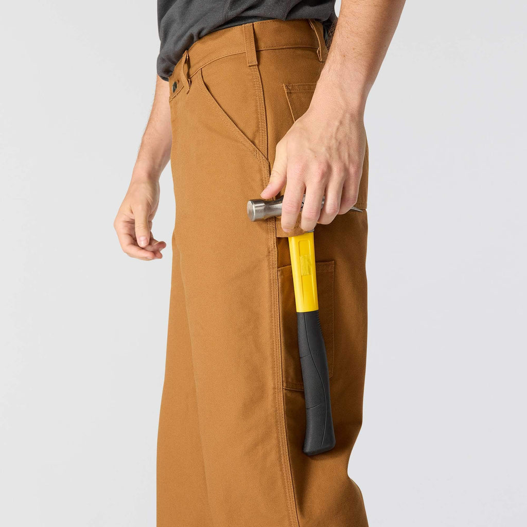 Carhartt b11 men's loose straight washed duck work pants