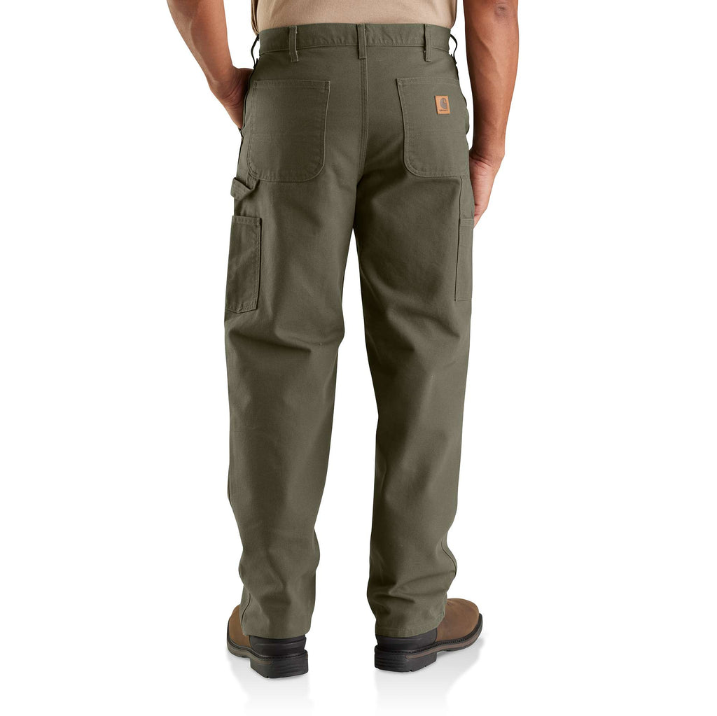 Carhartt b11 men's loose straight washed duck work pants