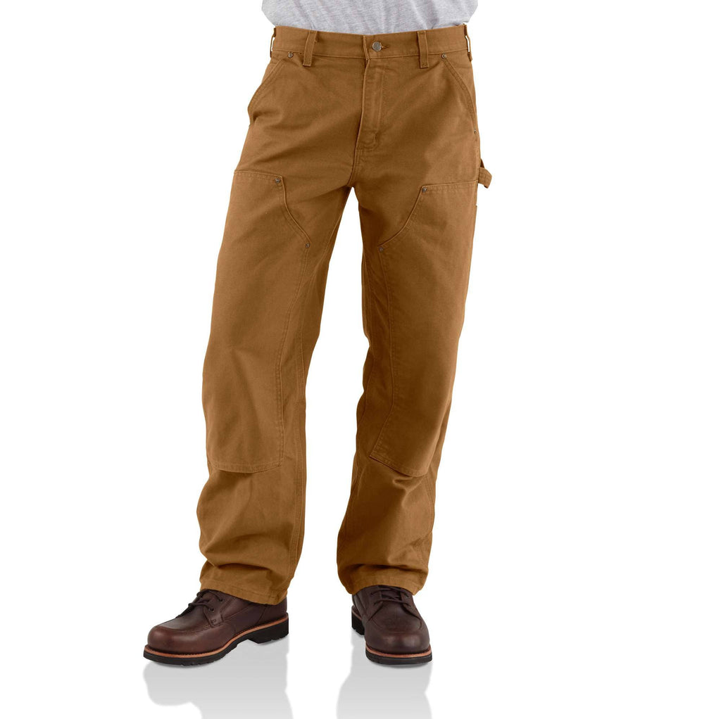 Carhartt b136 men's loose straight washed duck double-knee carpenter pants
