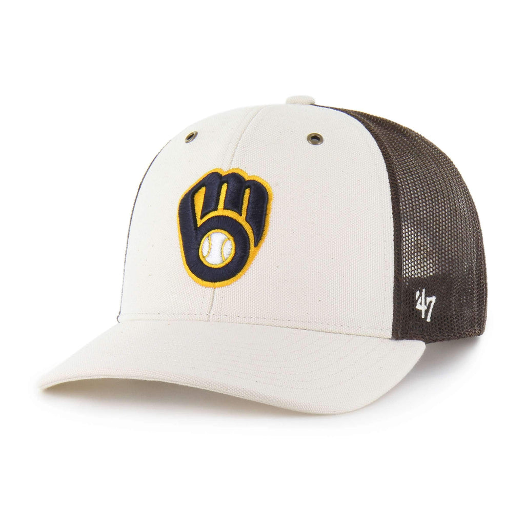 Milwaukee brewers '47 undyed trucker