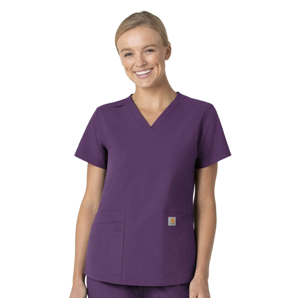 Women's force essentials v-neck scrub top
