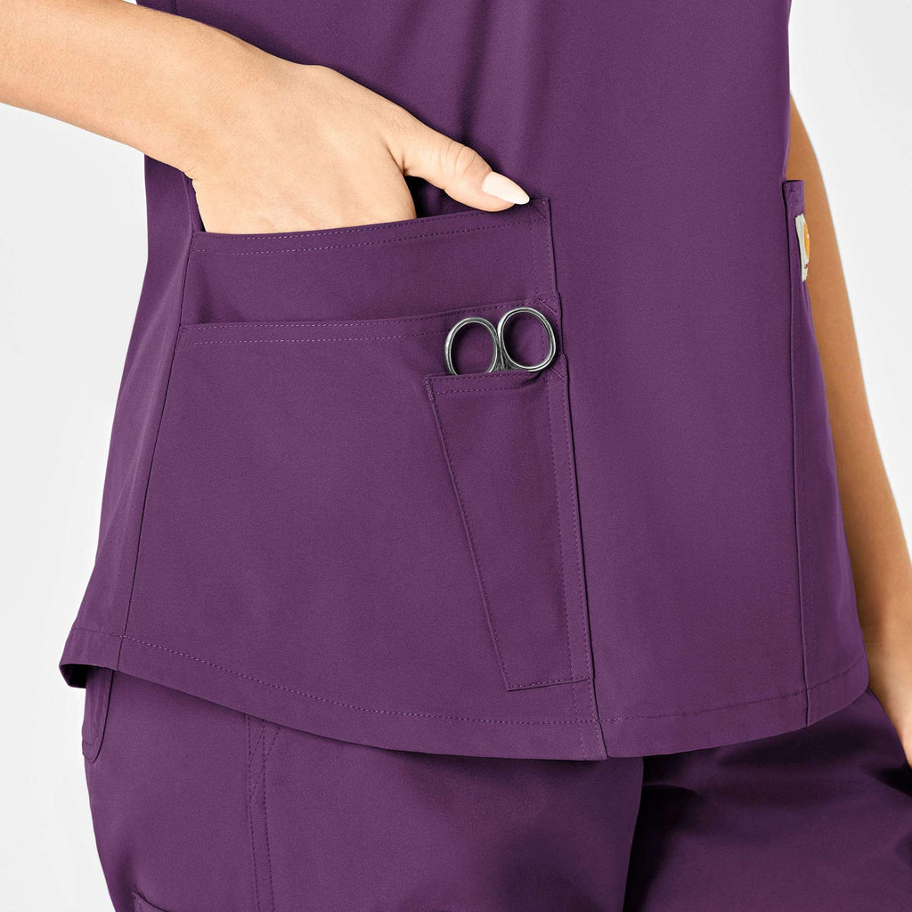 Women's force essentials v-neck scrub top