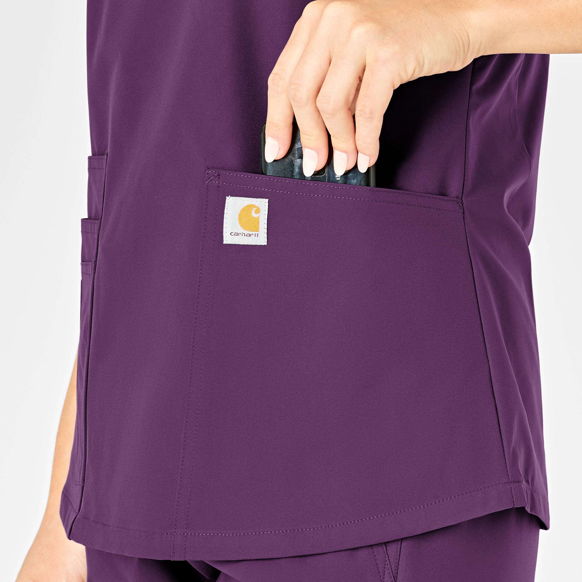 Women's force essentials v-neck scrub top