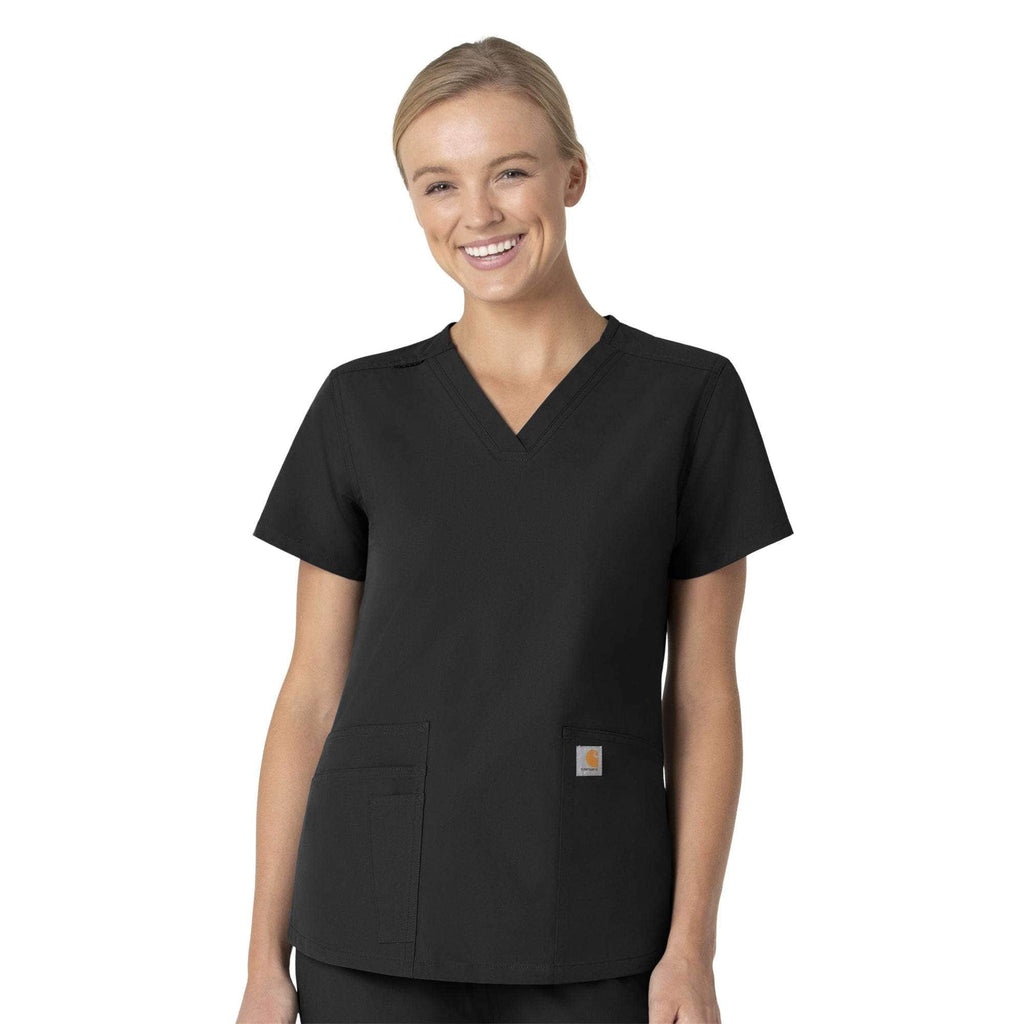 Women's force essentials v-neck scrub top