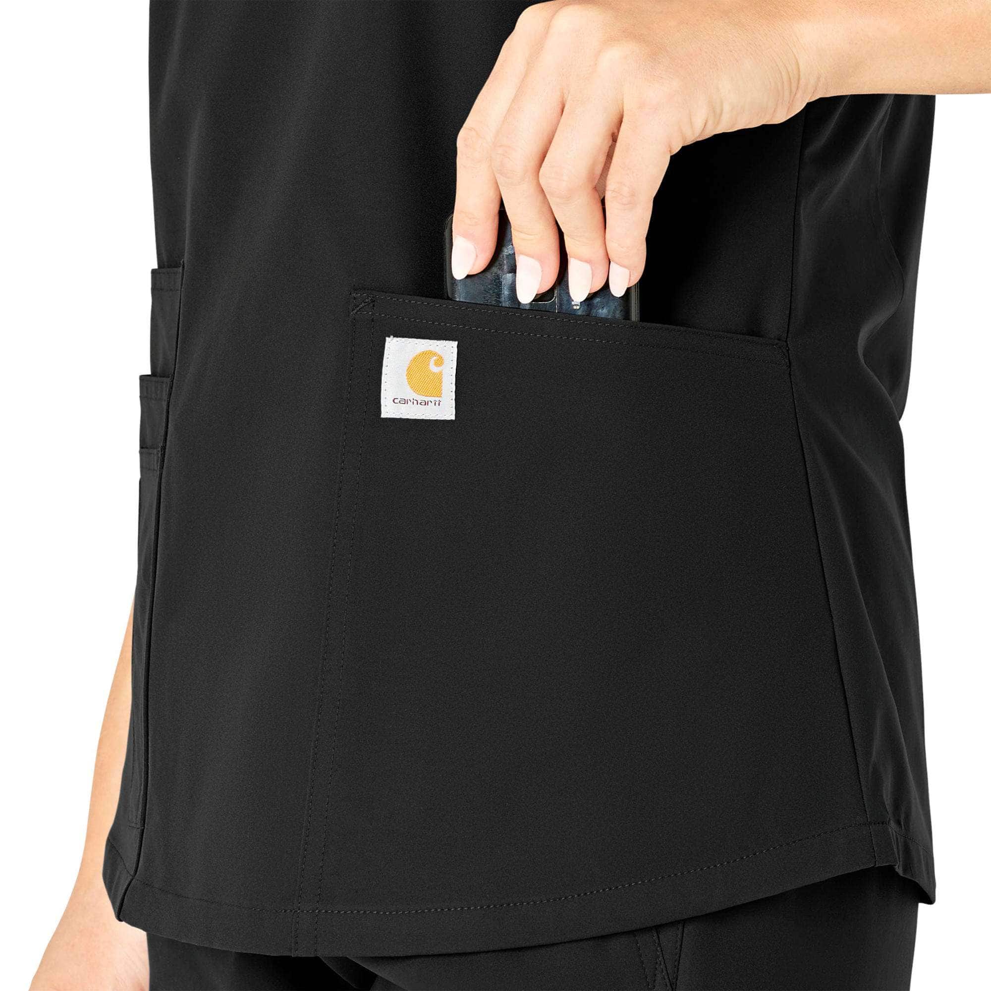 Women's force essentials v-neck scrub top
