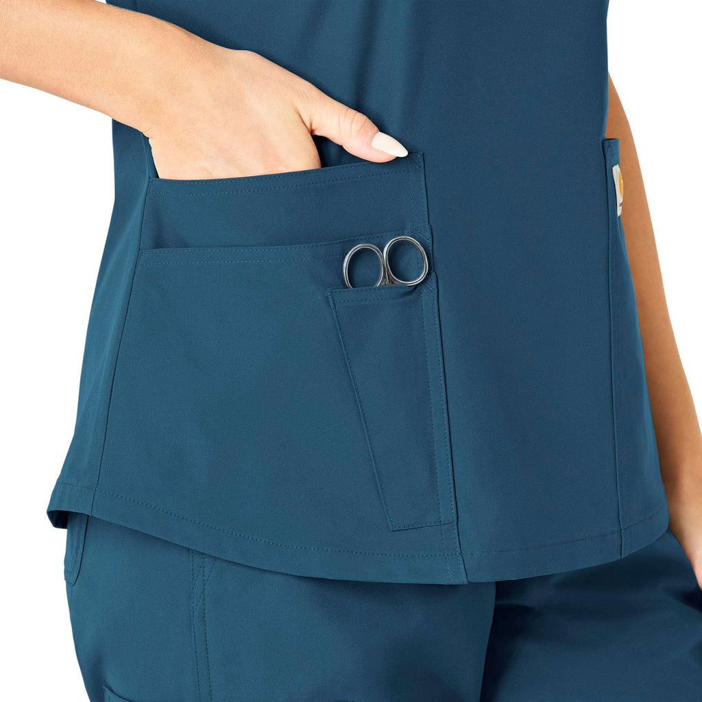 Women's force essentials v-neck scrub top