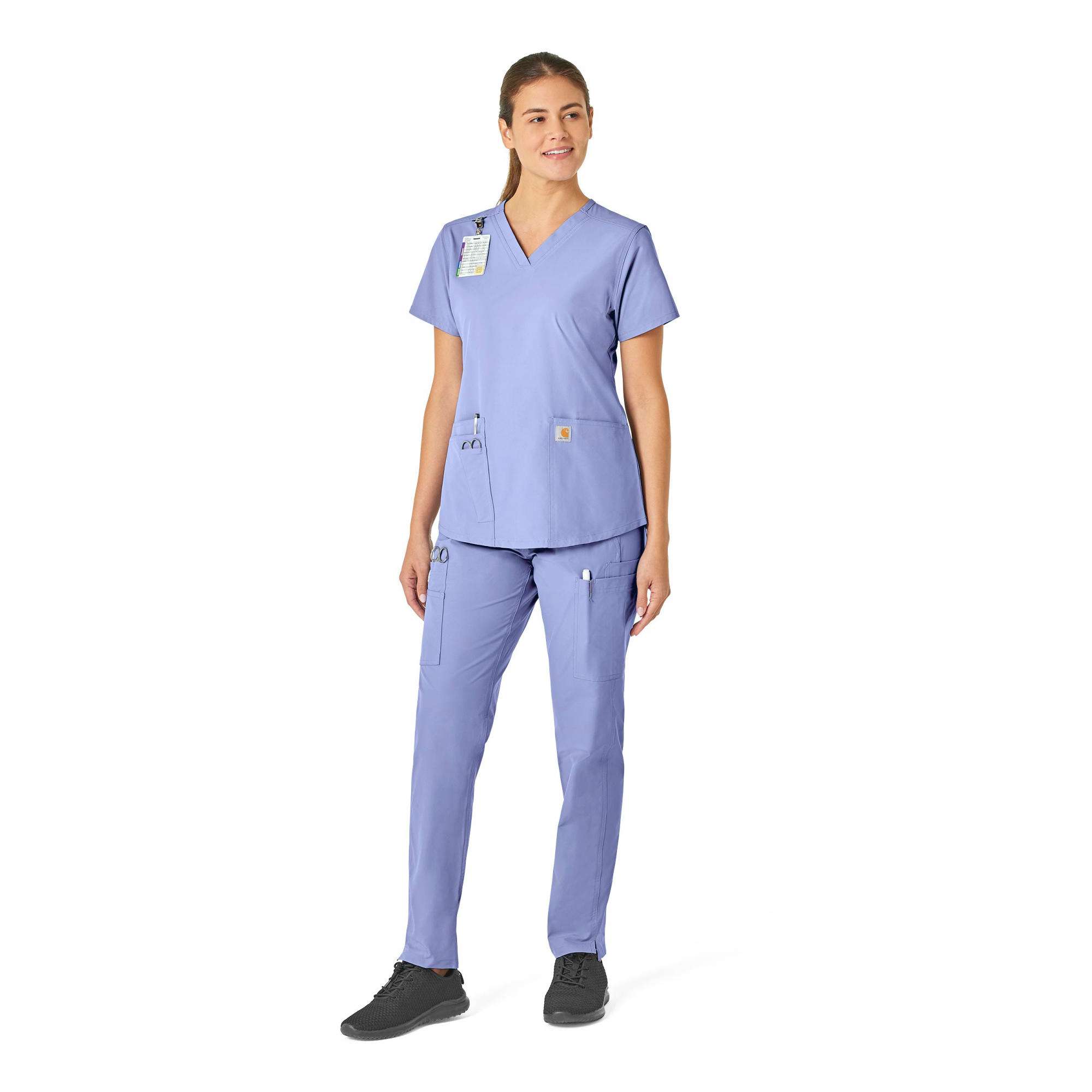 Women's force essentials v-neck scrub top