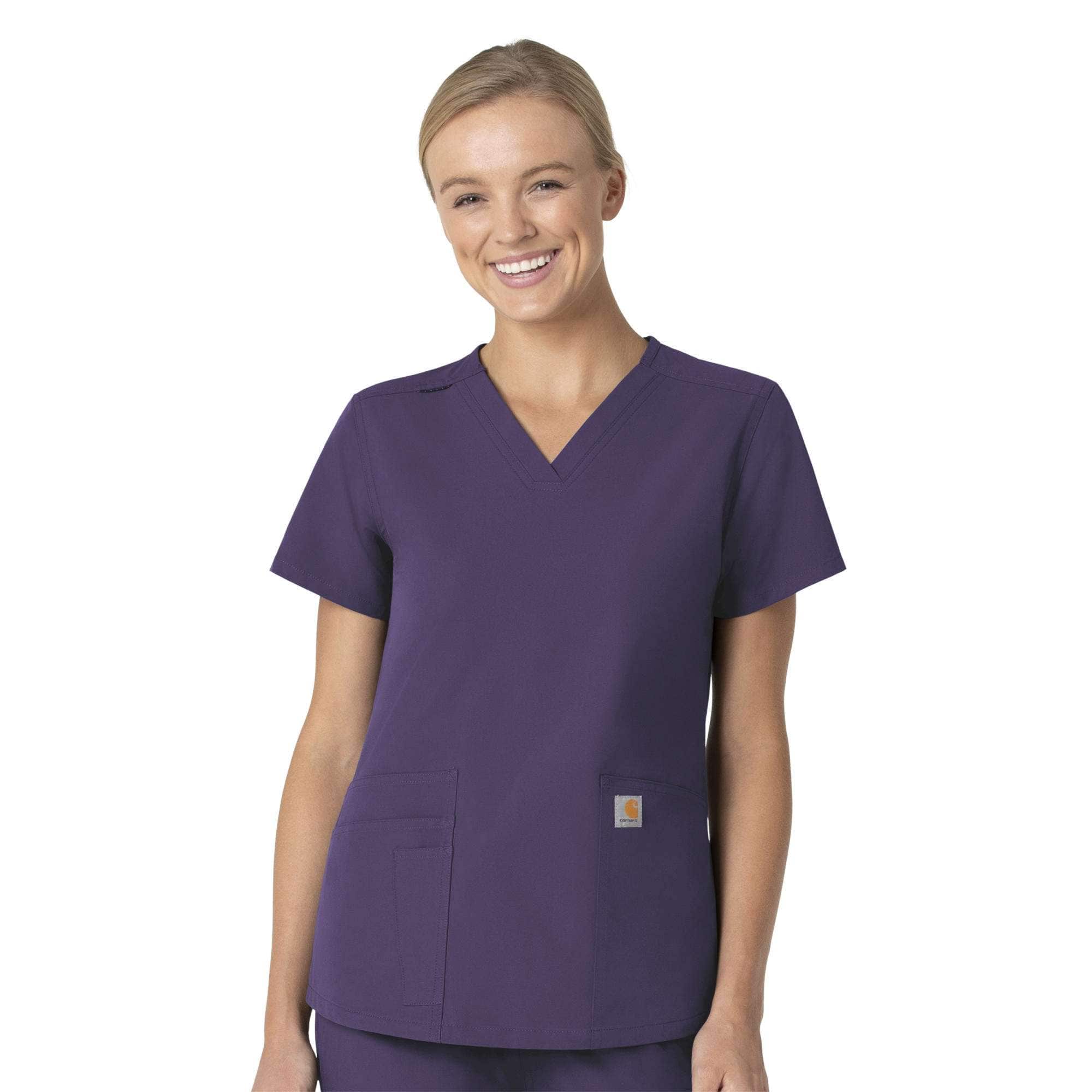Women's force essentials v-neck scrub top
