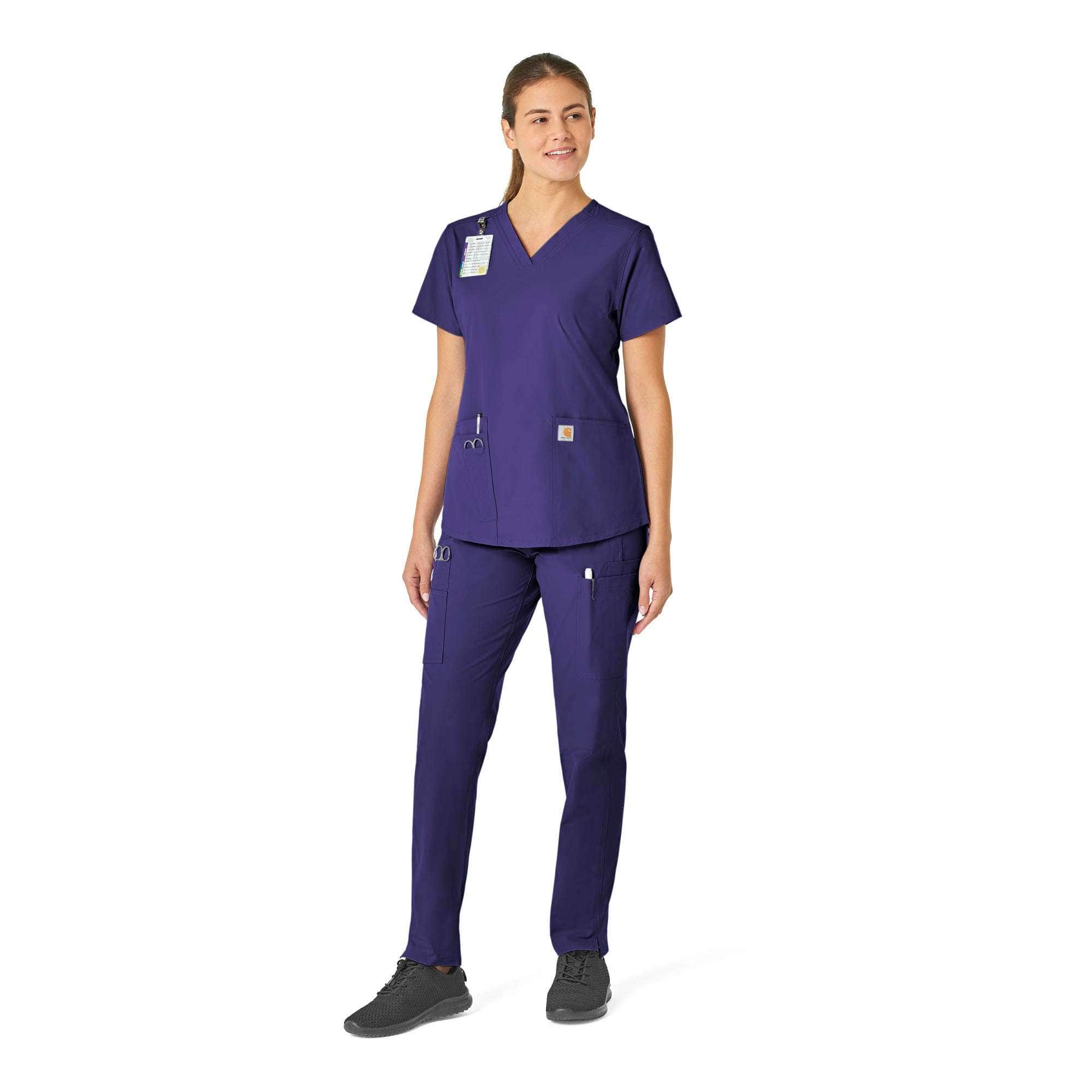 Women's force essentials v-neck scrub top