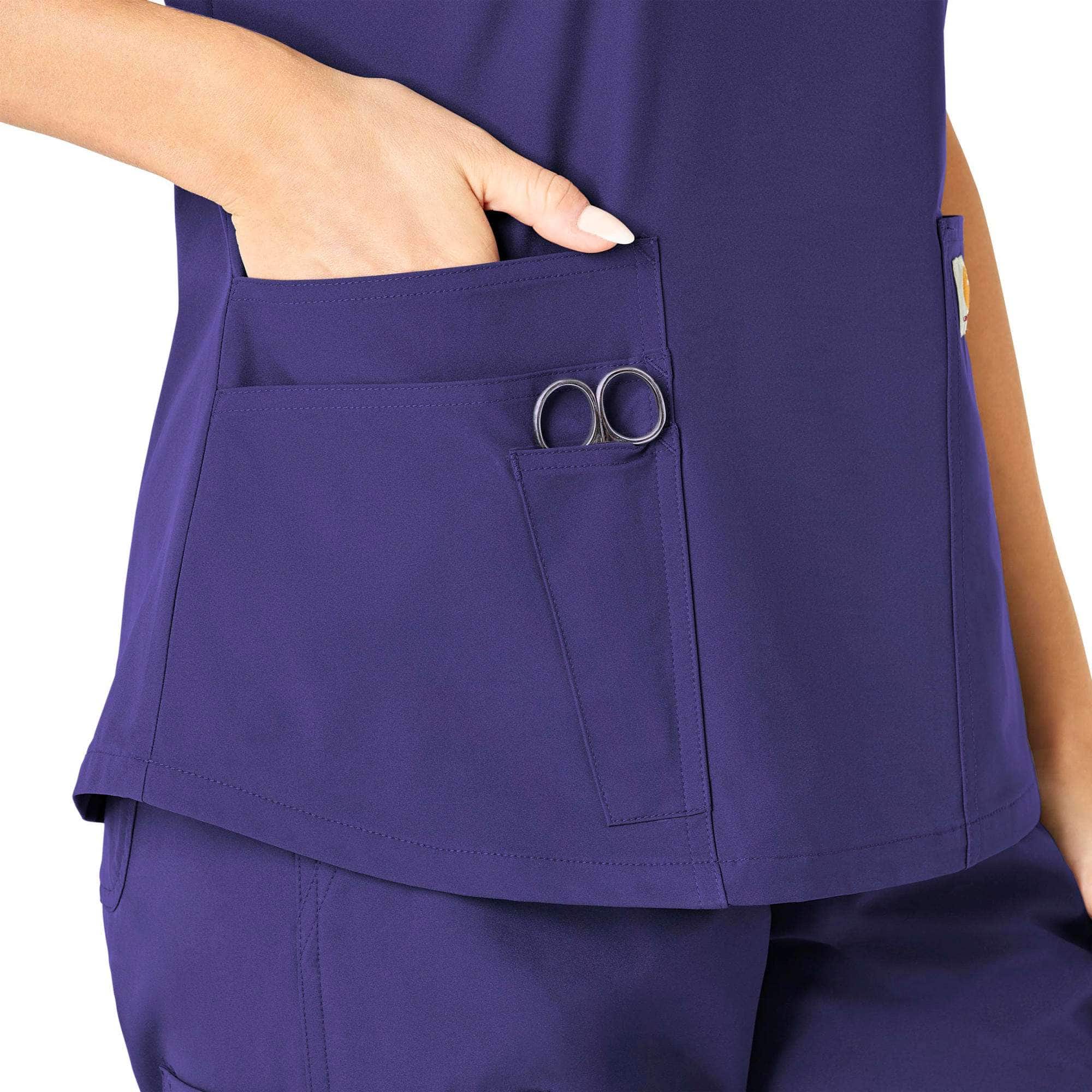 Women's force essentials v-neck scrub top