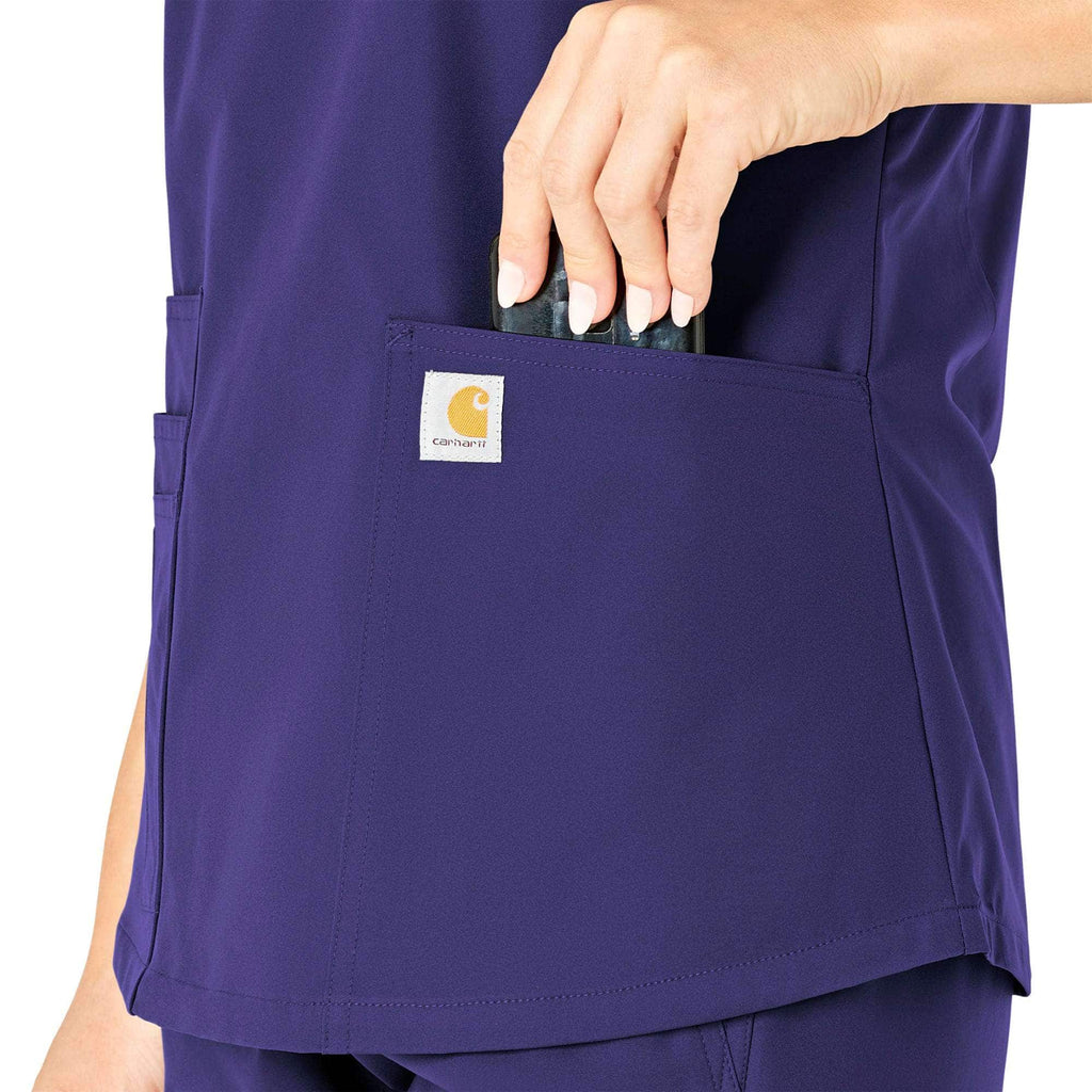 Women's force essentials v-neck scrub top