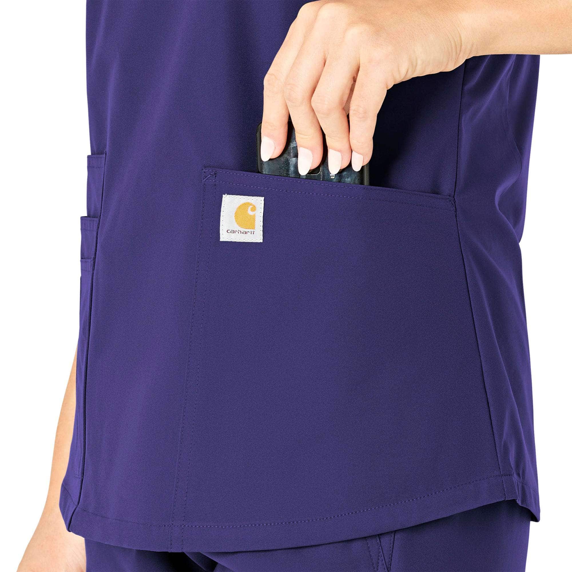 Women's force essentials v-neck scrub top