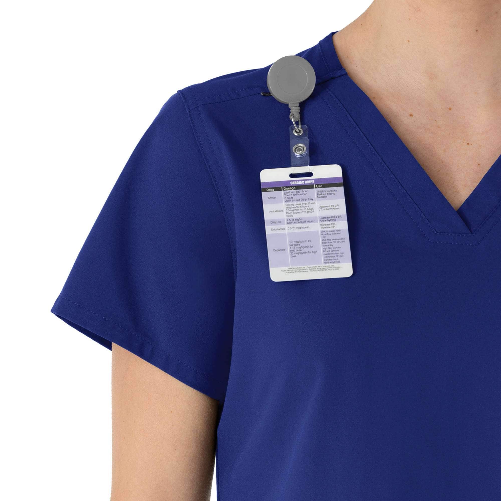Women's force essentials v-neck scrub top