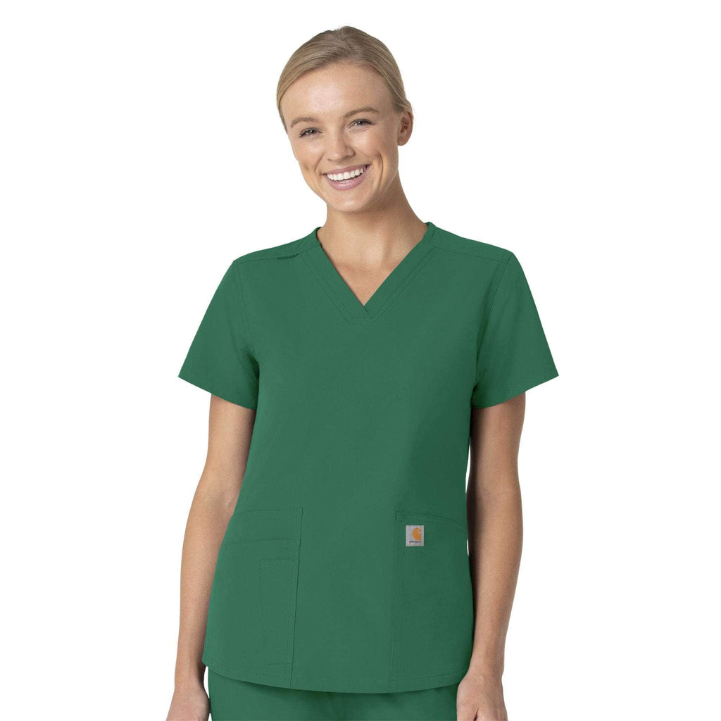 Women's force essentials v-neck scrub top