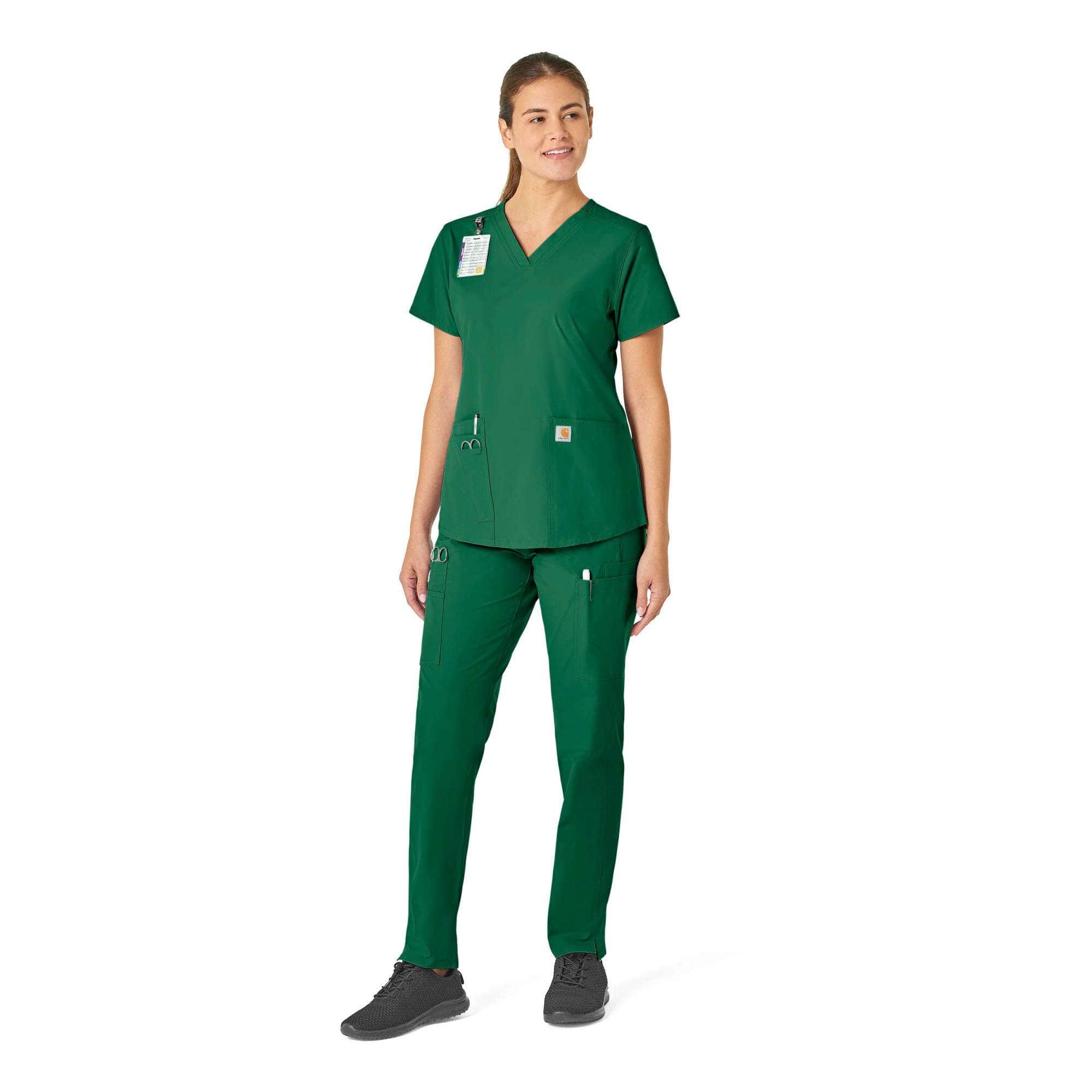 Women's force essentials v-neck scrub top