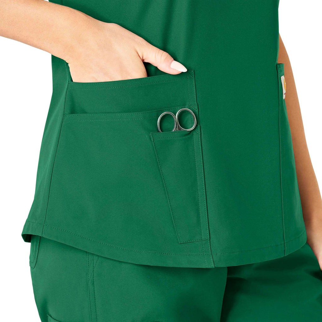 Women's force essentials v-neck scrub top