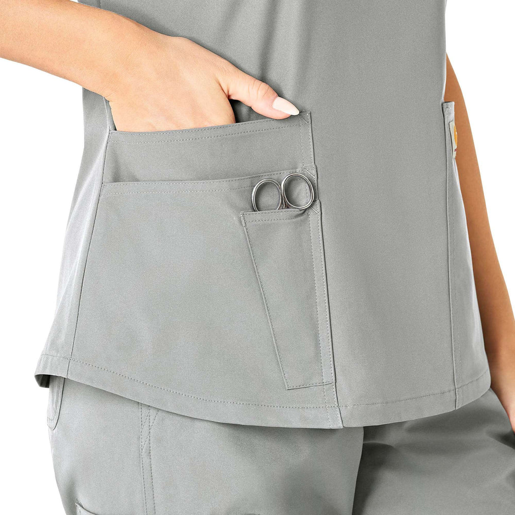 Women's force essentials v-neck scrub top