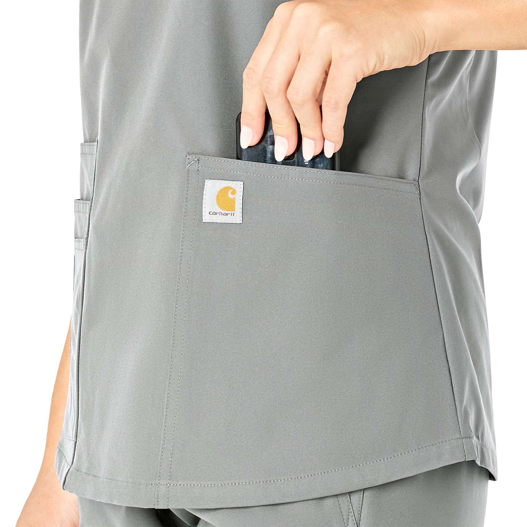 Women's force essentials v-neck scrub top