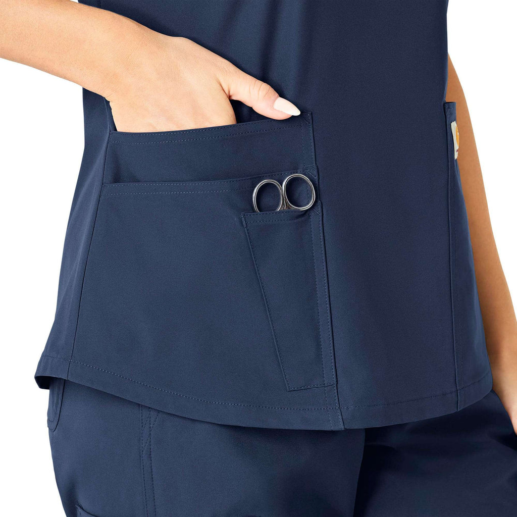 Women's force essentials v-neck scrub top