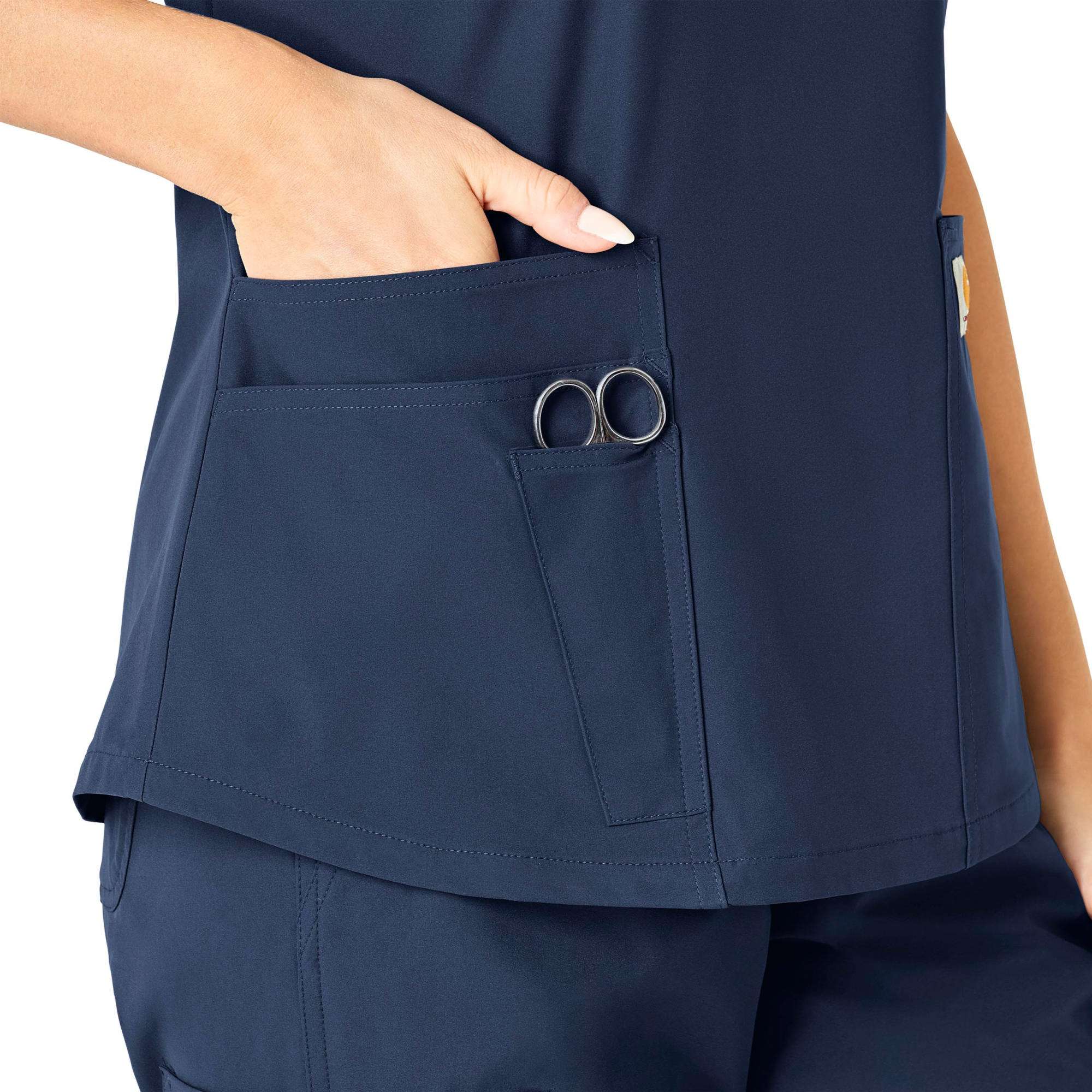 Women's force essentials v-neck scrub top