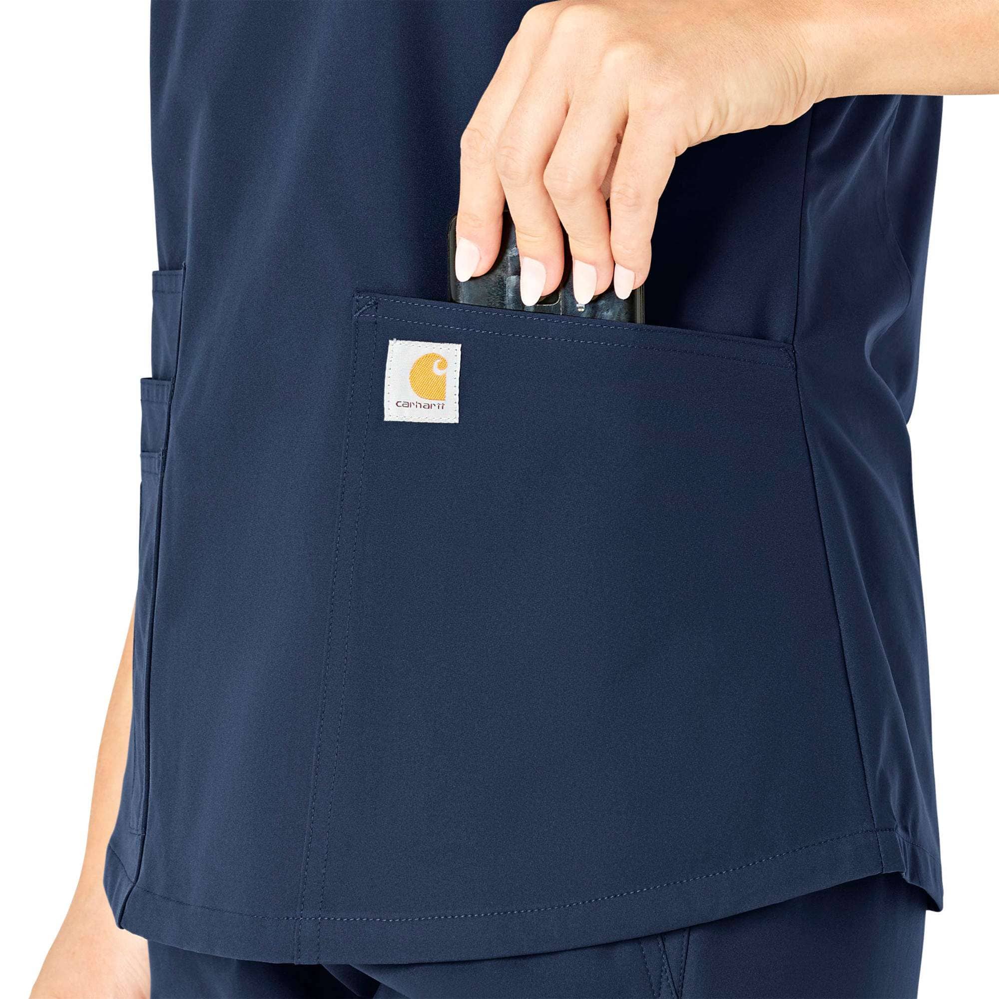 Women's force essentials v-neck scrub top