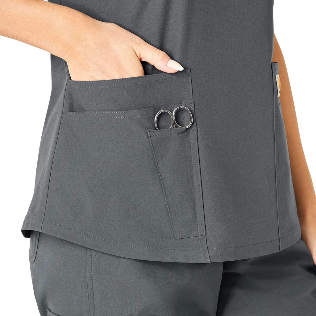 Women's force essentials v-neck scrub top
