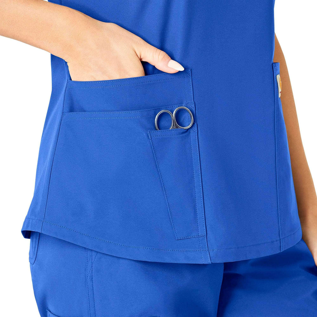 Women's force essentials v-neck scrub top