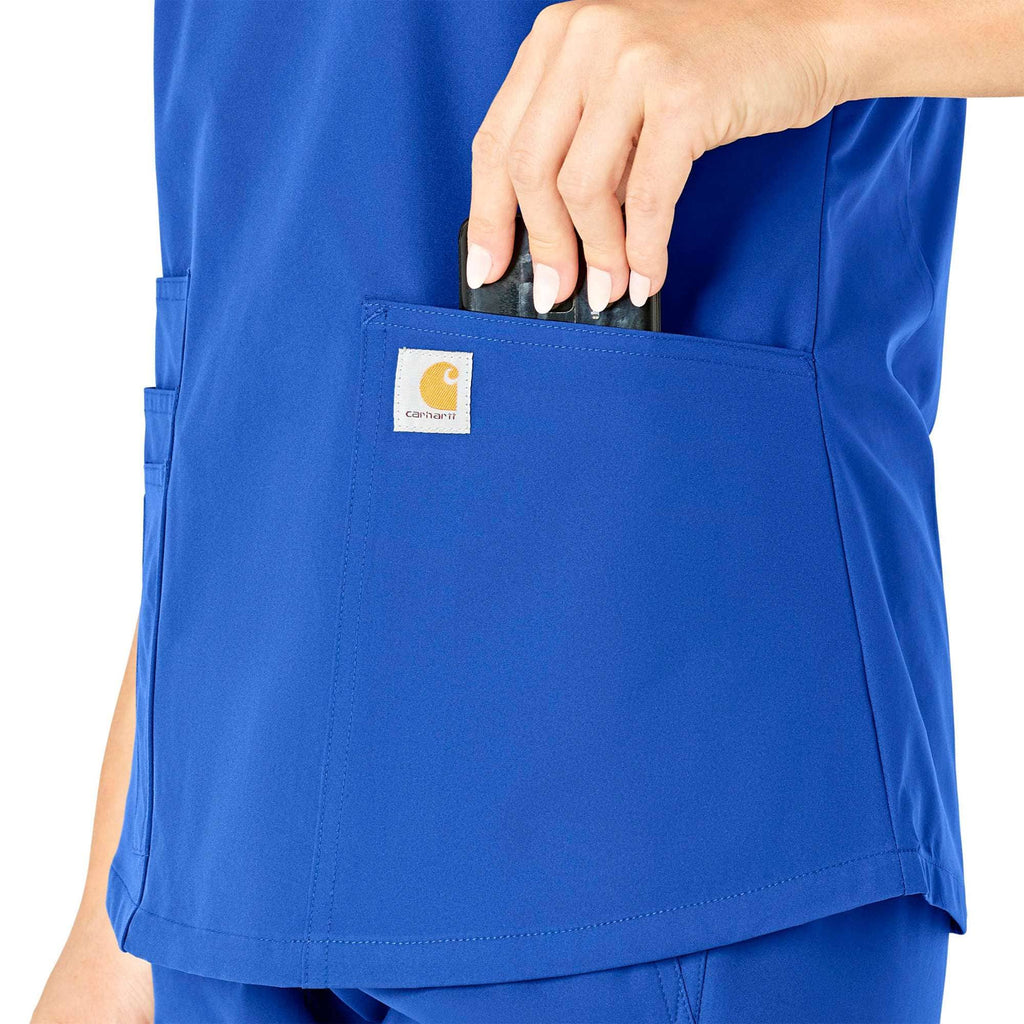 Women's force essentials v-neck scrub top