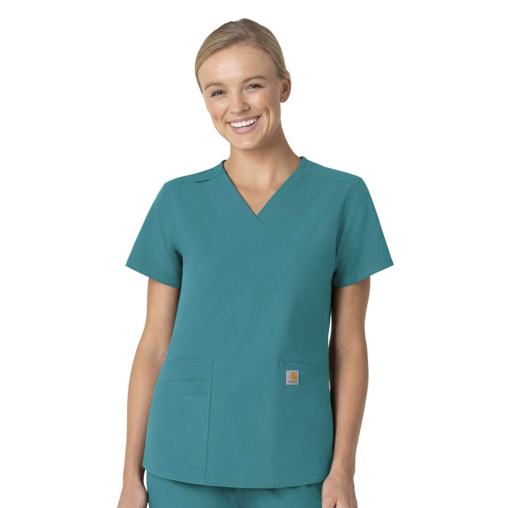 Women's force essentials v-neck scrub top