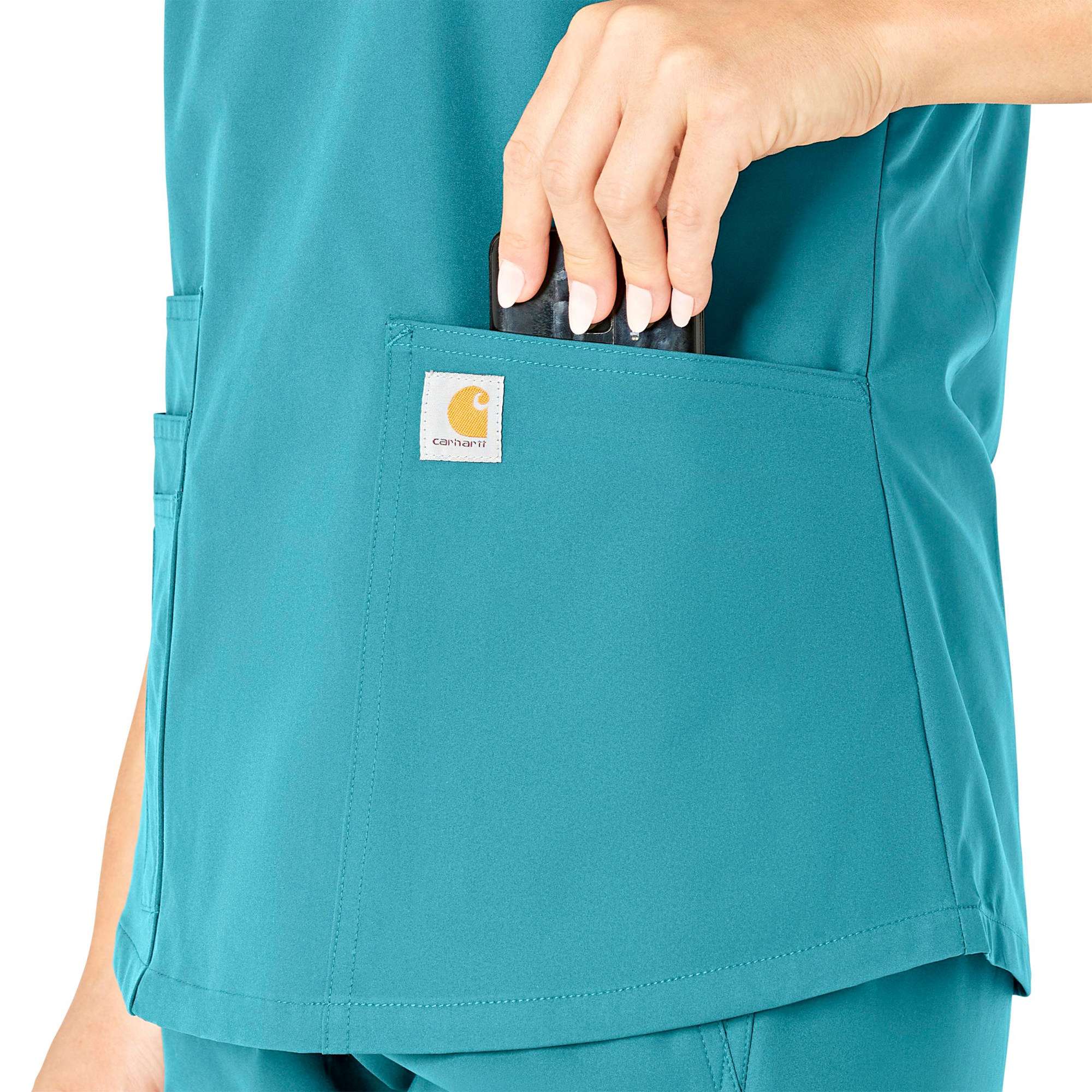 Women's force essentials v-neck scrub top