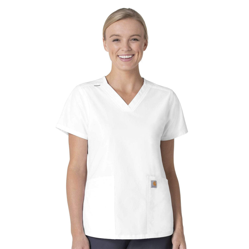 Women's force essentials v-neck scrub top