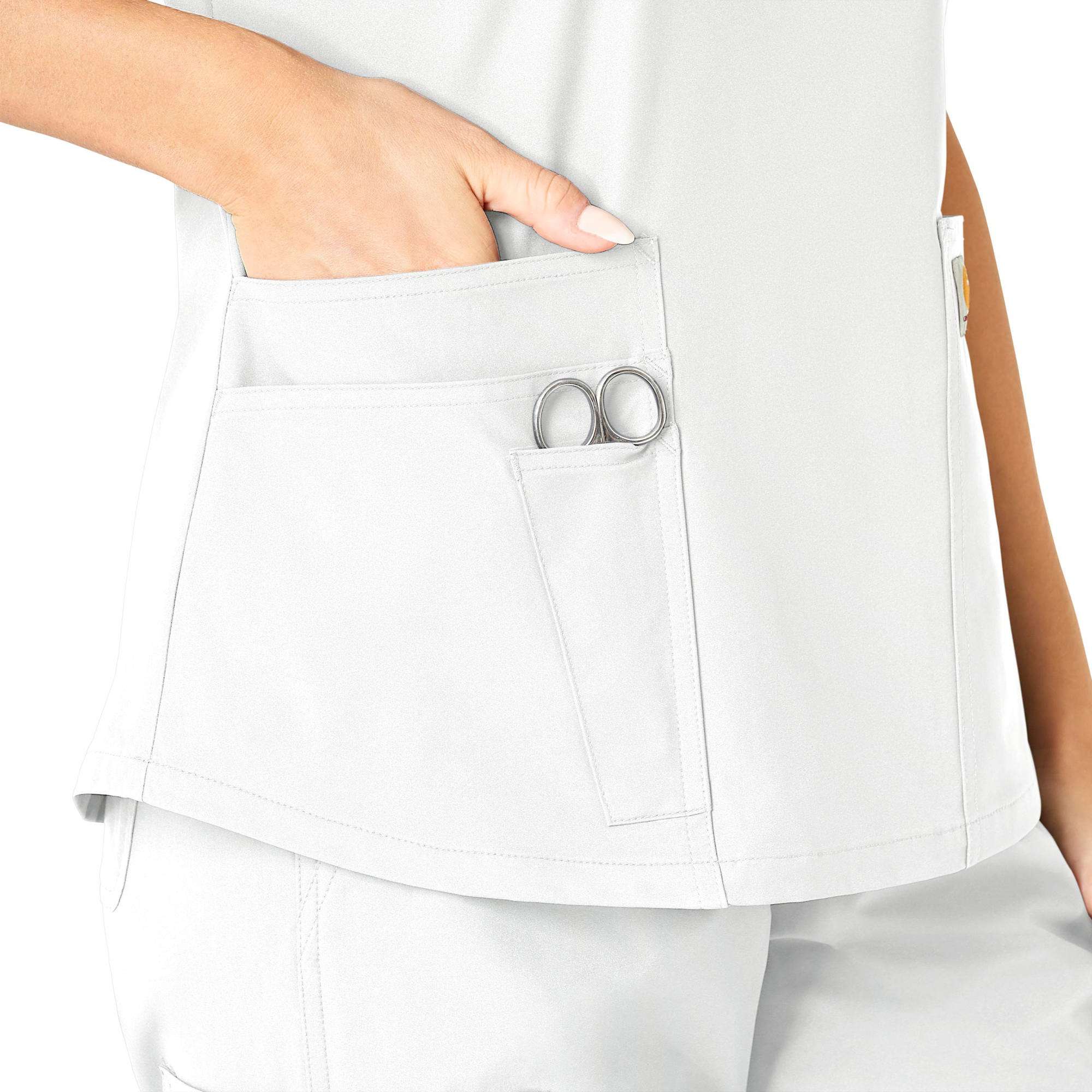Women's force essentials v-neck scrub top