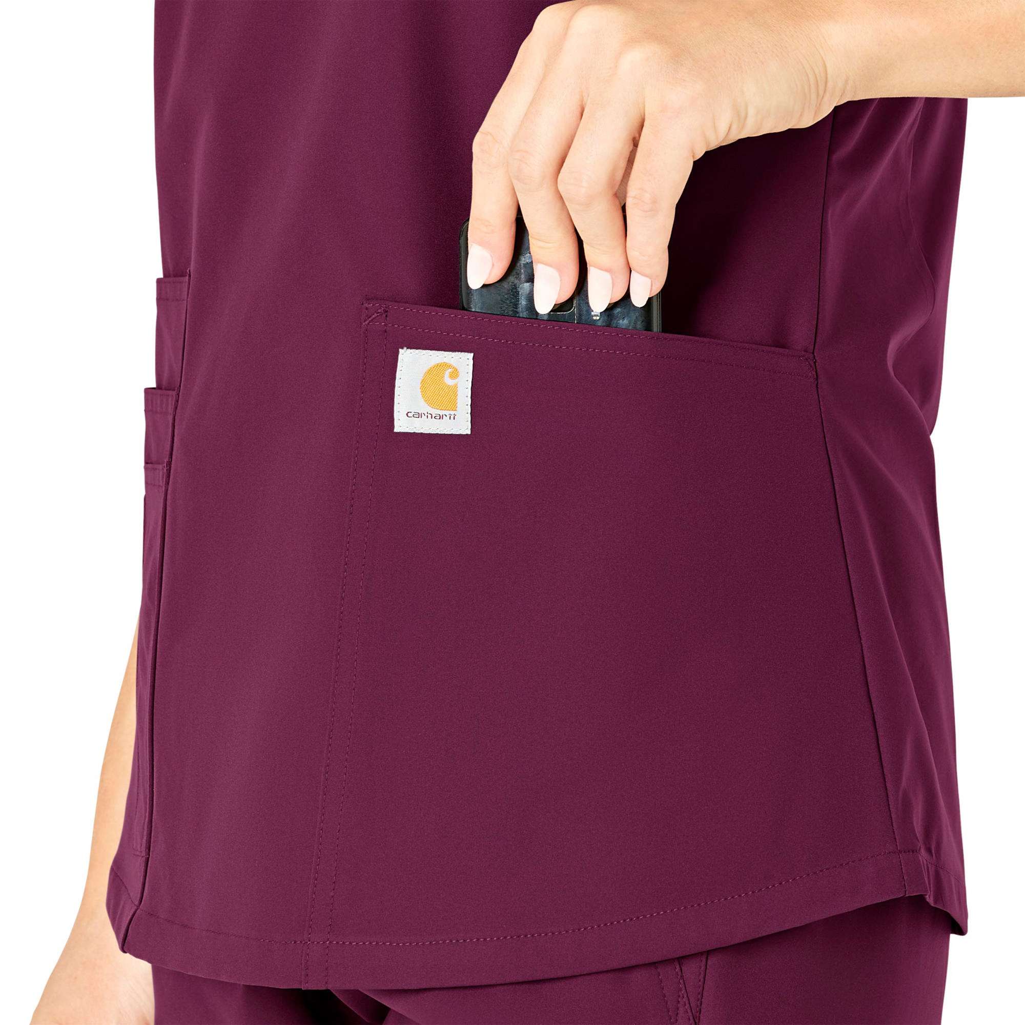 Women's force essentials v-neck scrub top