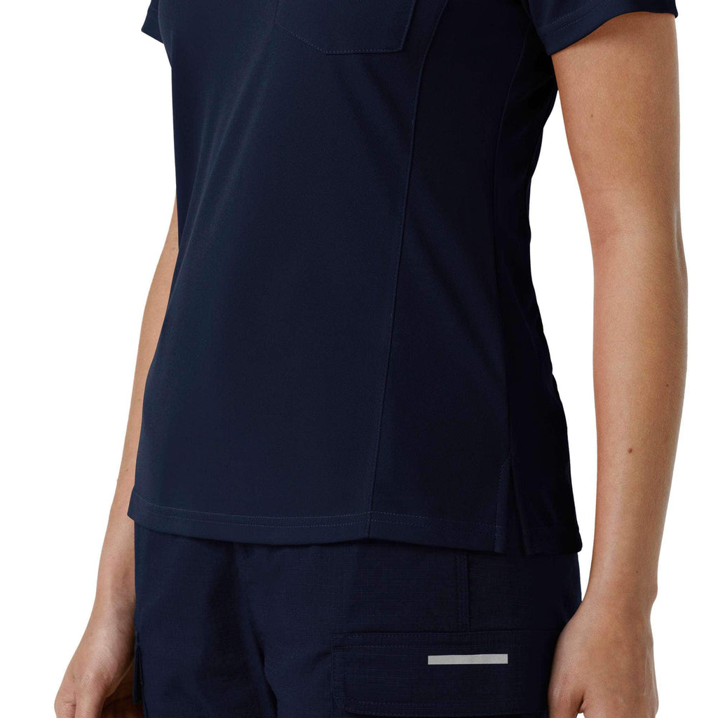 Women's rugged flex® rscu lightweight short sleeve polo scrub top