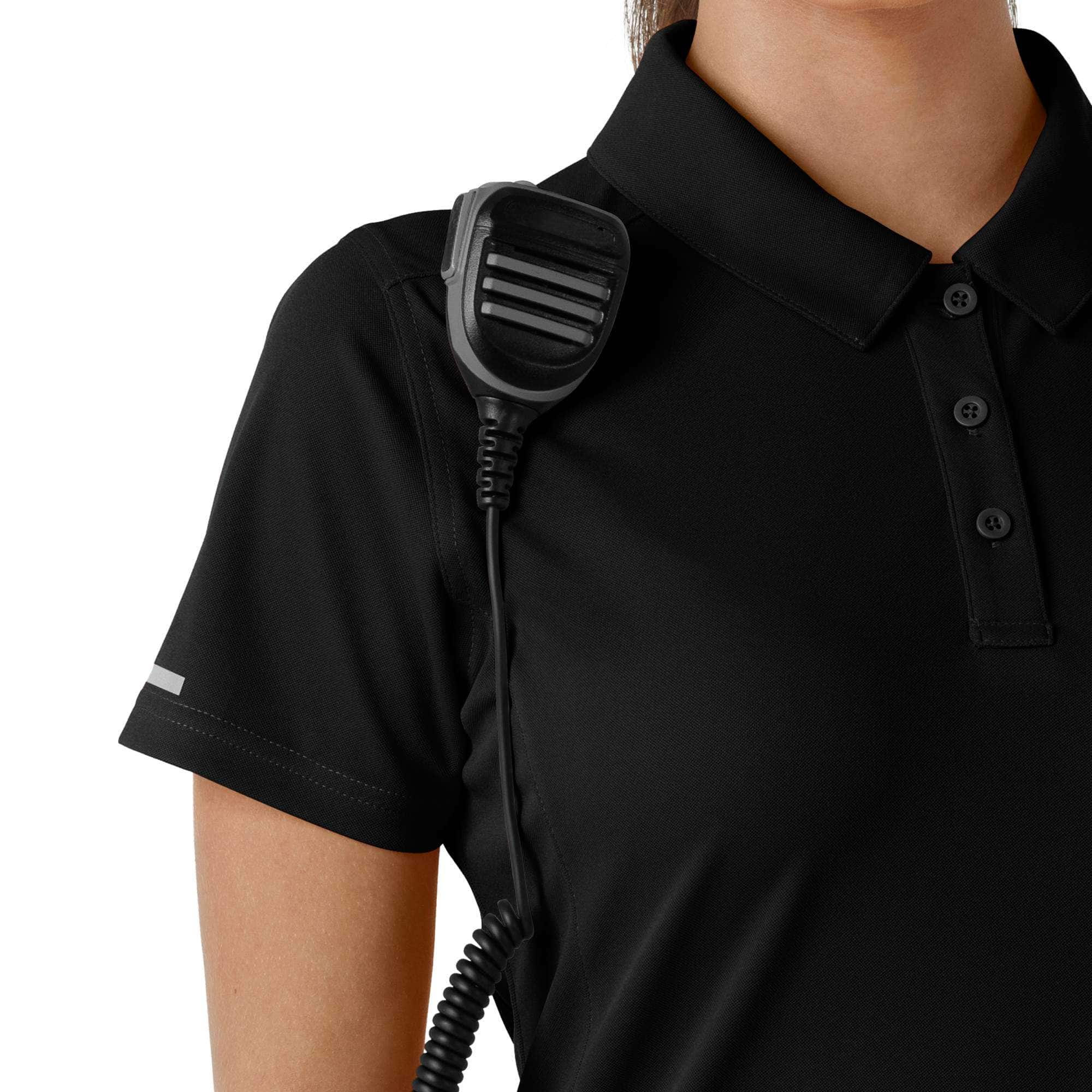 Women's rugged flex® rscu lightweight short sleeve polo scrub top