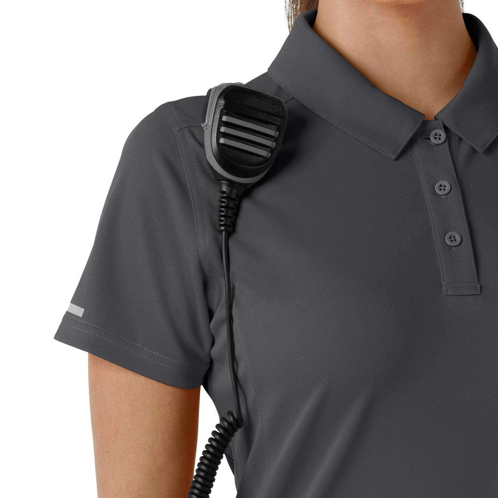 Women's rugged flex® rscu lightweight short sleeve polo scrub top