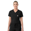 Women's rugged flex fld tuck-in scrub top