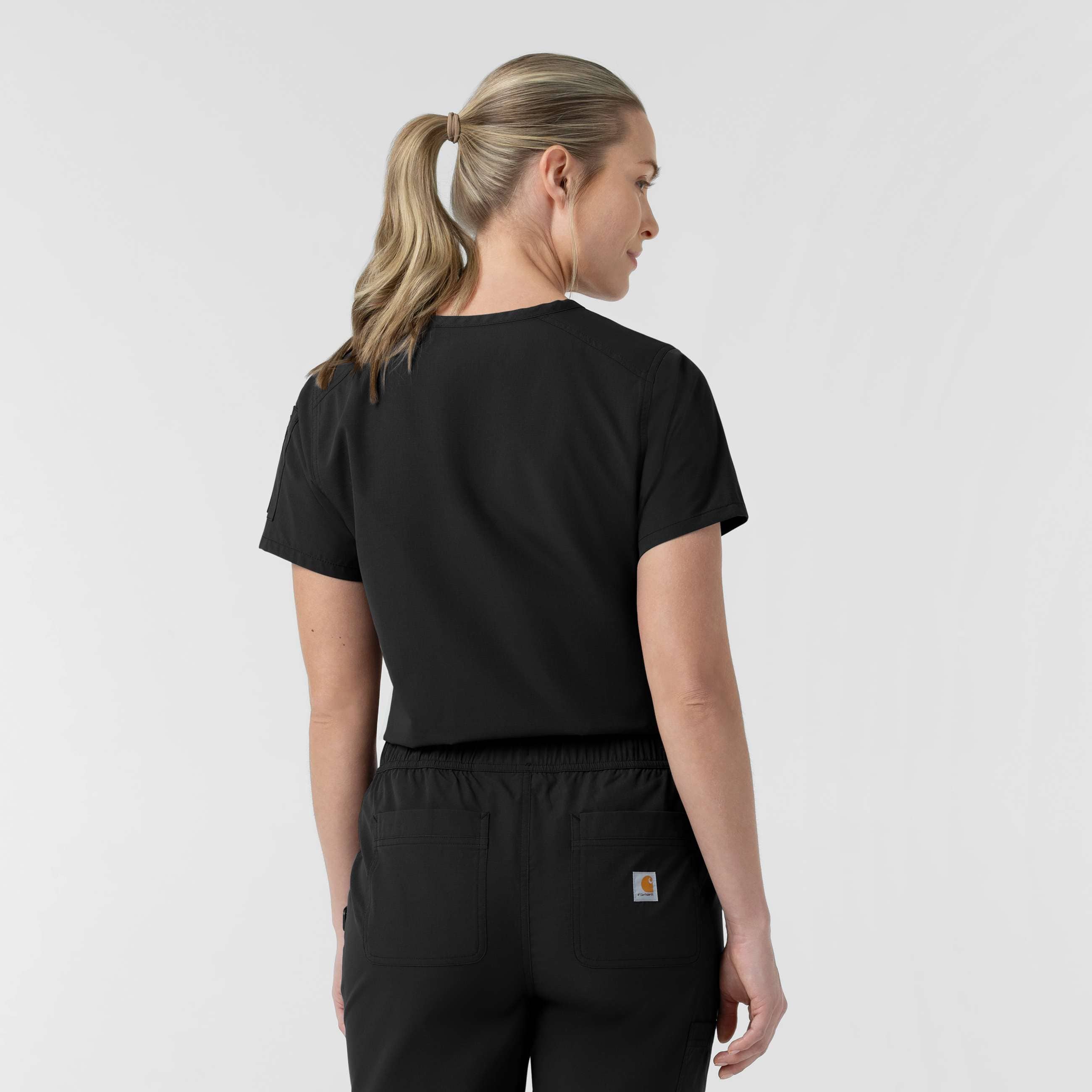 Women's rugged flex fld tuck-in scrub top