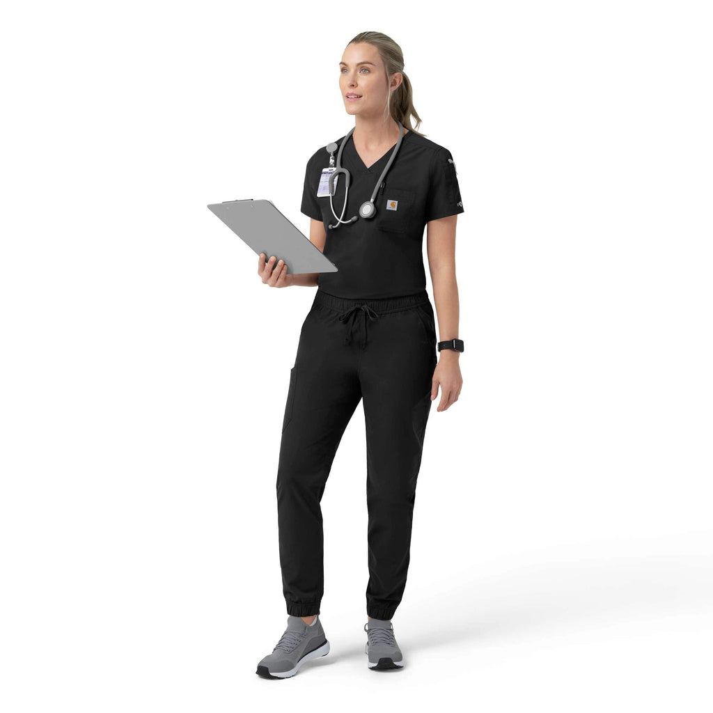Women's rugged flex fld tuck-in scrub top