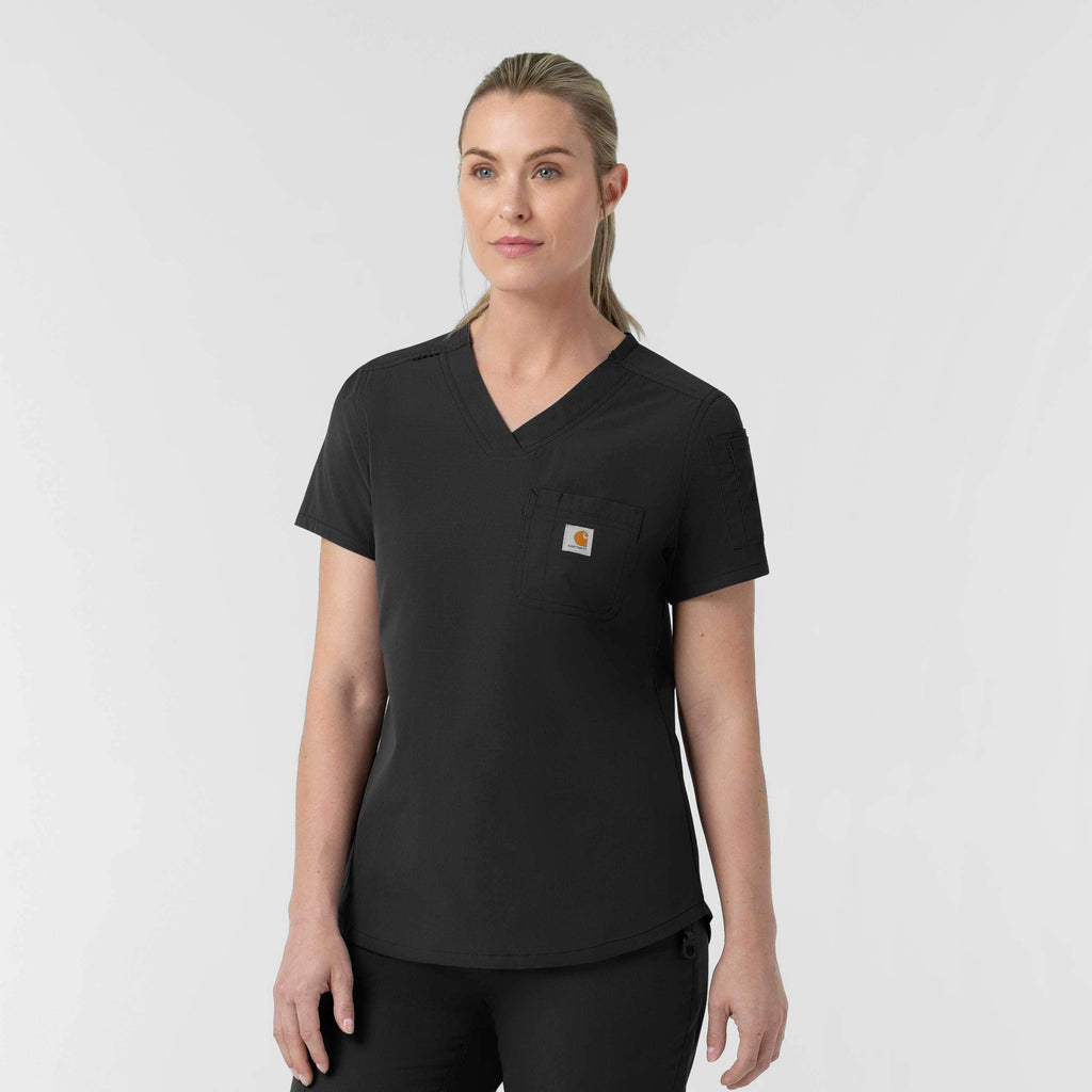 Women's rugged flex fld tuck-in scrub top