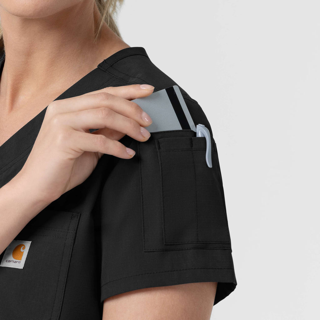 Women's rugged flex fld tuck-in scrub top