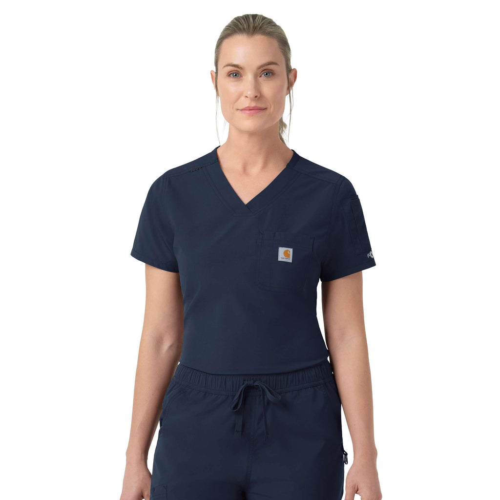Women's rugged flex fld tuck-in scrub top