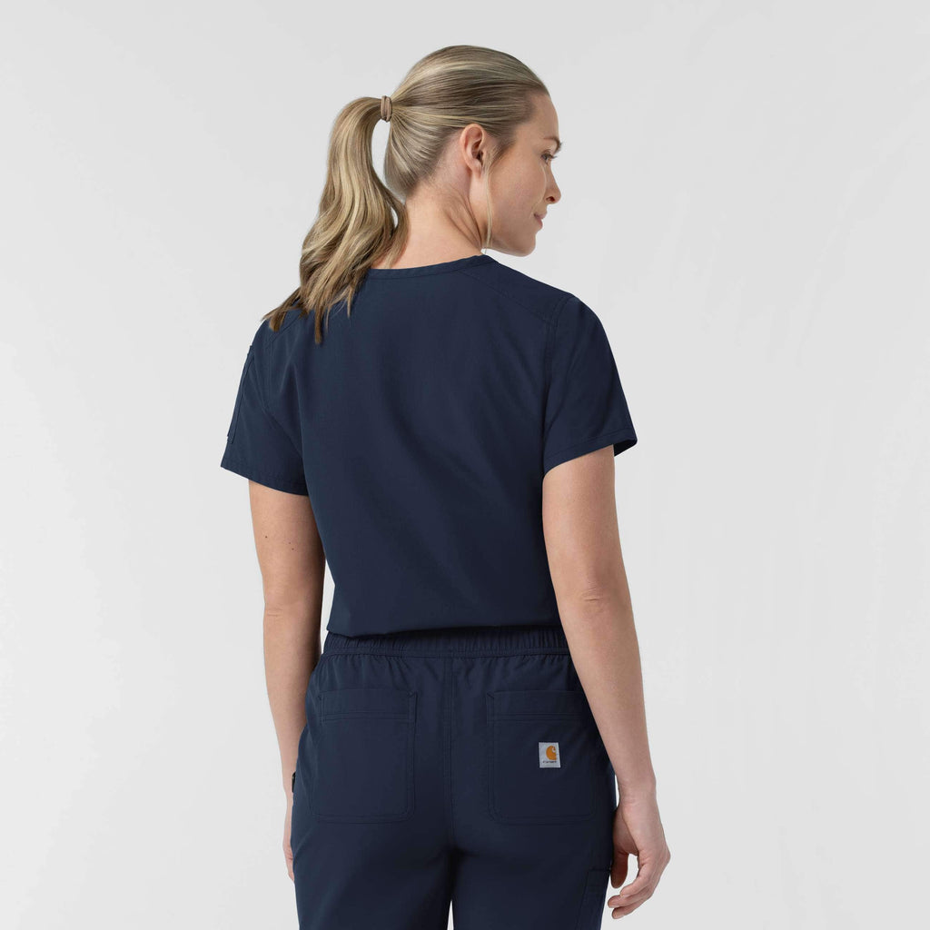 Women's rugged flex fld tuck-in scrub top