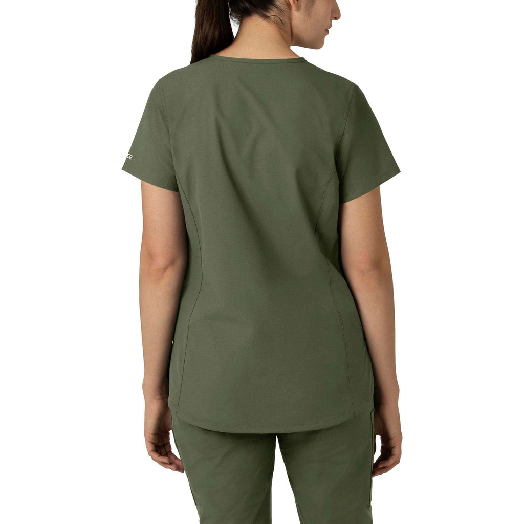Women's force essentials notch neck tunic scrub top