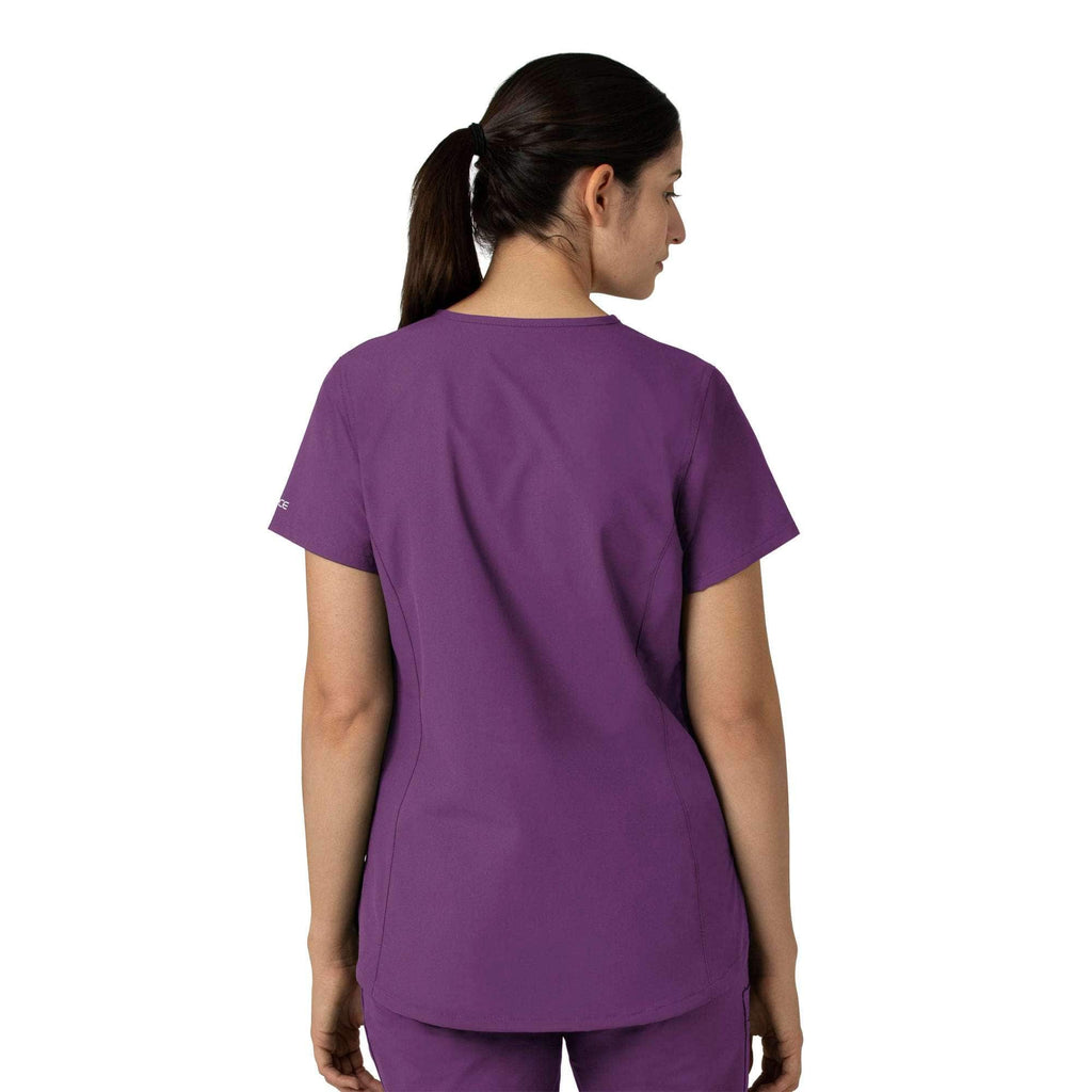Women's force essentials notch neck tunic scrub top