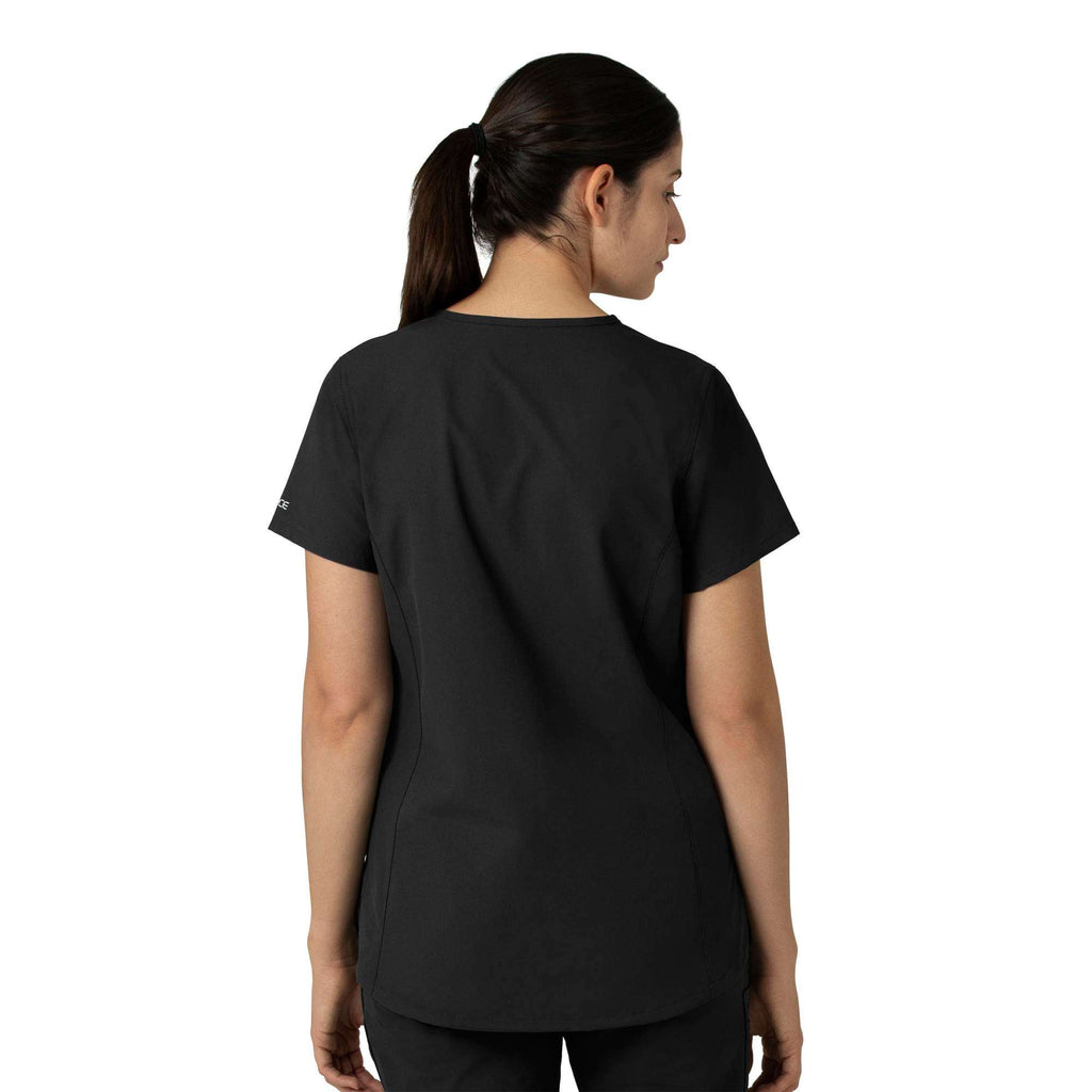 Women's force essentials notch neck tunic scrub top