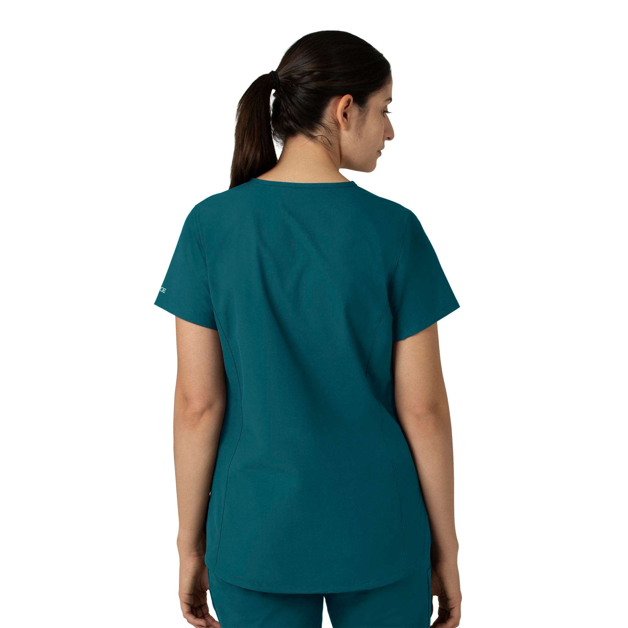 Women's force essentials notch neck tunic scrub top